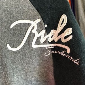 Large ride snowboard hoodie